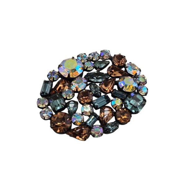 Super Sparkly Vintage Signed Weiss Huge Brooch (A8985) - Picture 1 of 8